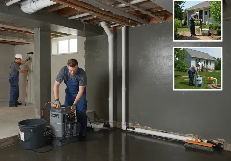 Basement Waterproofing and Flood Prevention process in Diamond, IL